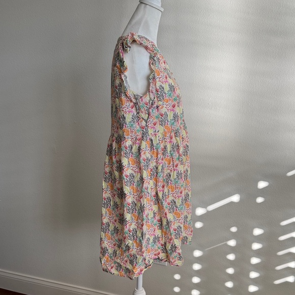 LOFT Multicolor Floral Ruffle Dress - Picture 7 of 9